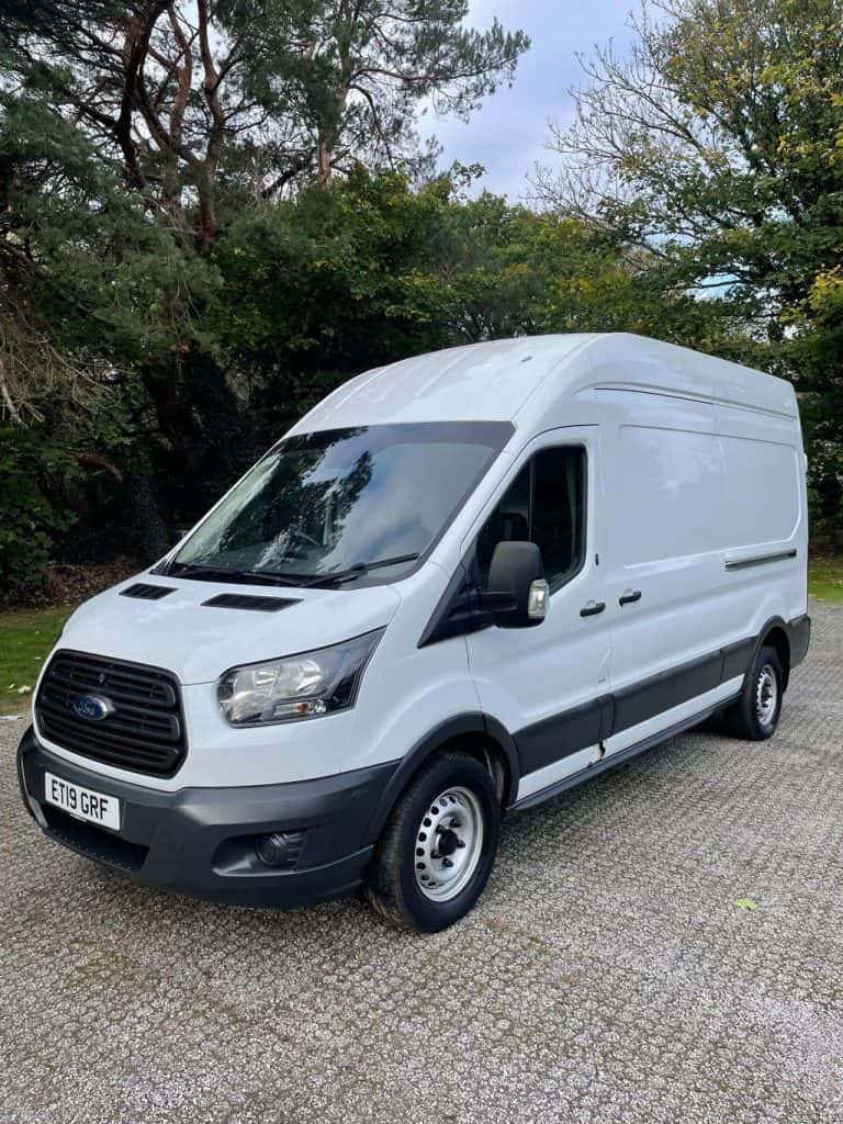 Side profile of a short wheelbase van